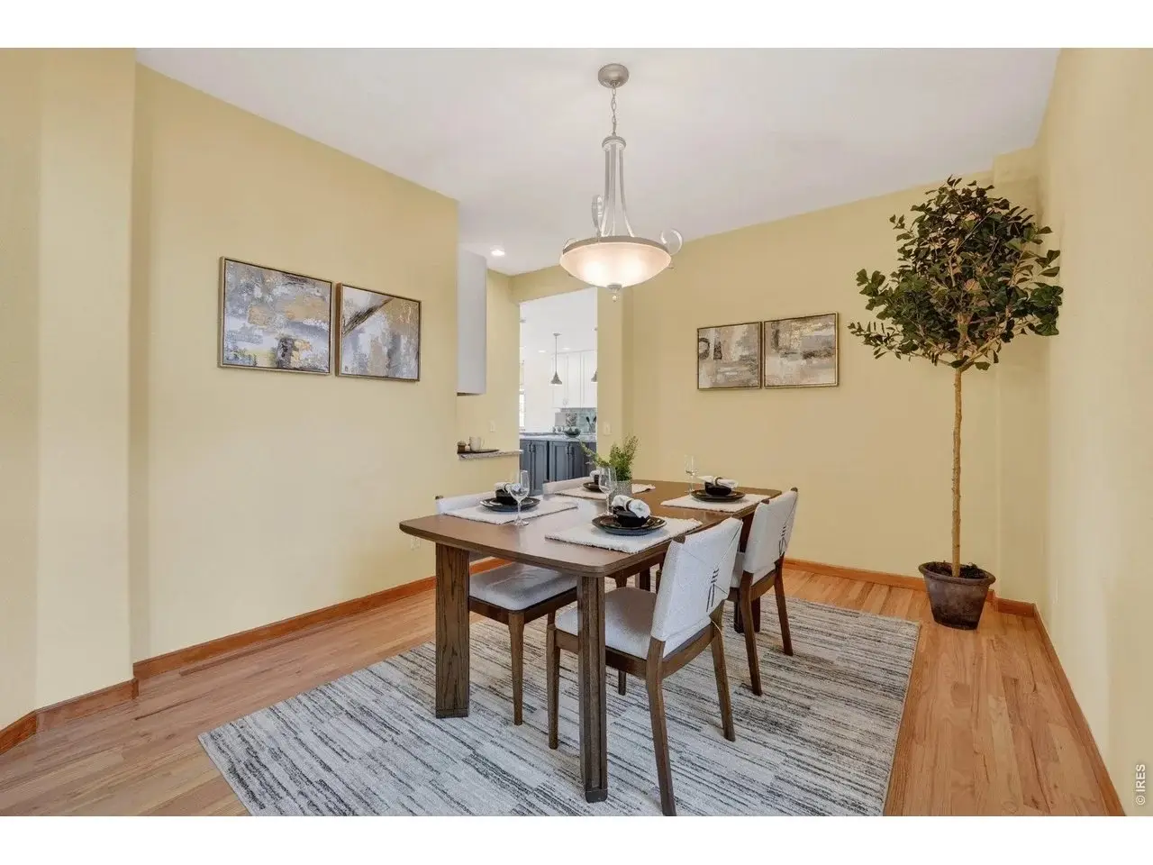 Formal dining room styled by STS Boulder Foothills