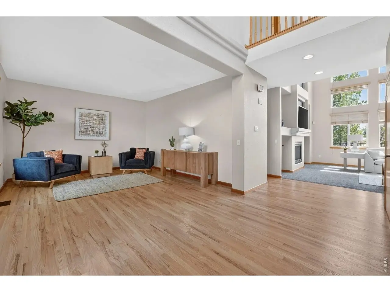 Modern formal living room styled by STS-Boulder Foothills