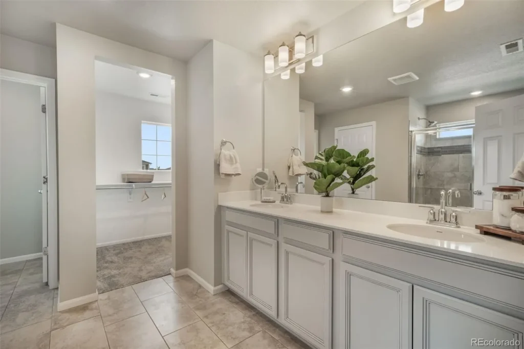 professional home staging in brighton by sts boulder foothills main bath