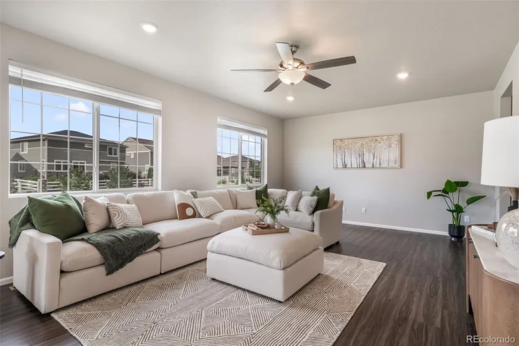 Professional home staging in brighton by sts boulder foothills family room